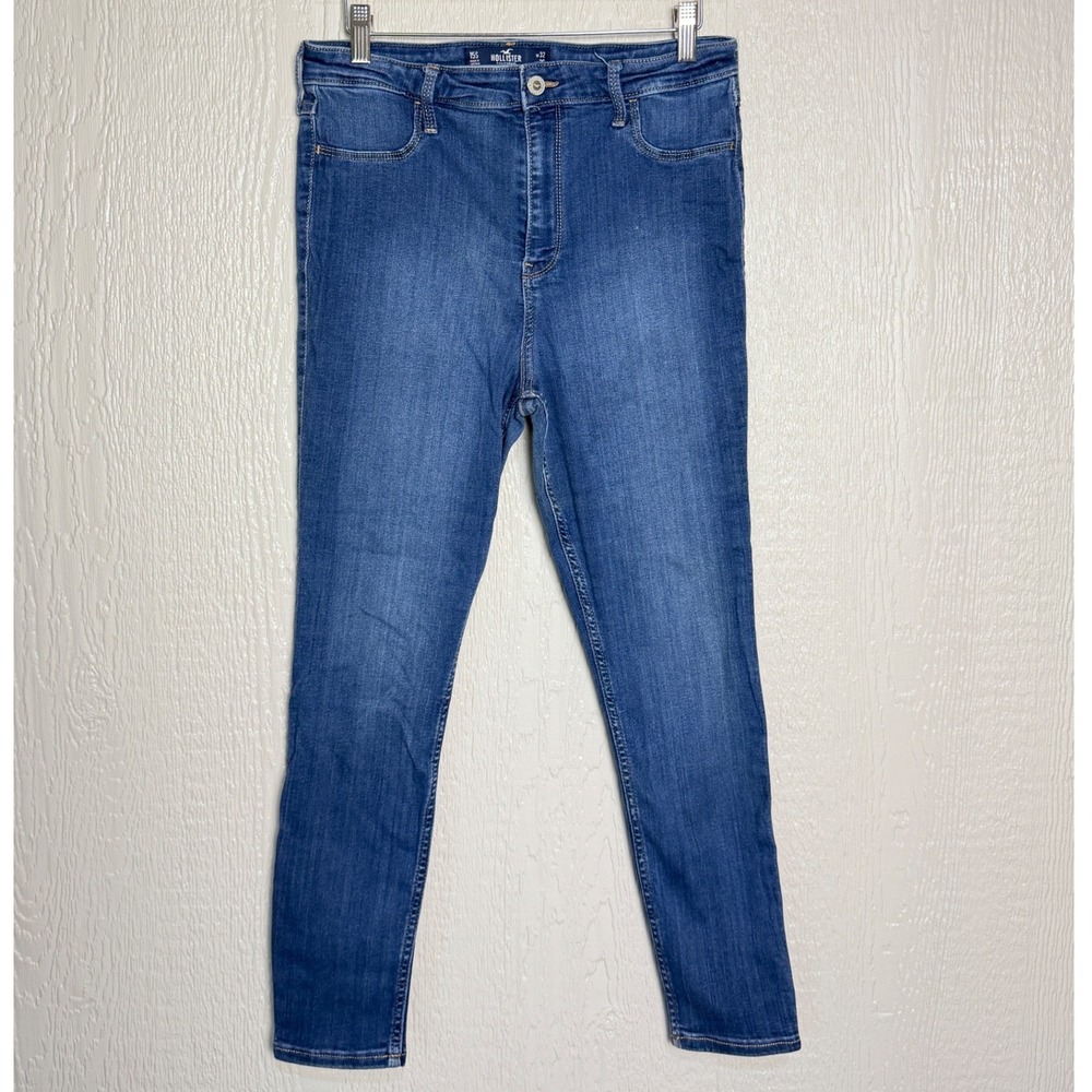 Hollister Ultra High-Rise Jean Legging Medium Wash Blue Denim 15S W32 L26